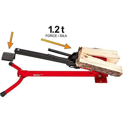 Fendeuse à bois – YATO – Manuel – 1,2 t de force – Construction solide – Verticale