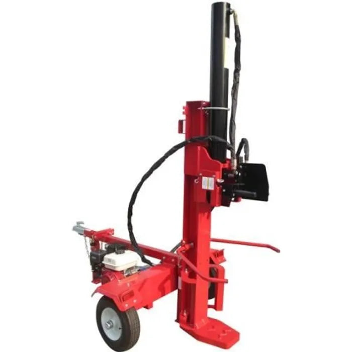 Fendeuse thermique verticale 6.5cv tractable, Pression 26 Tonnes, Buche jusqu’à 105cm