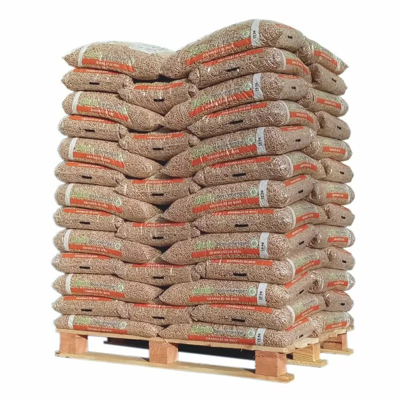 Pellet Moulin Bois Energie – 65 sacs de 15 kg