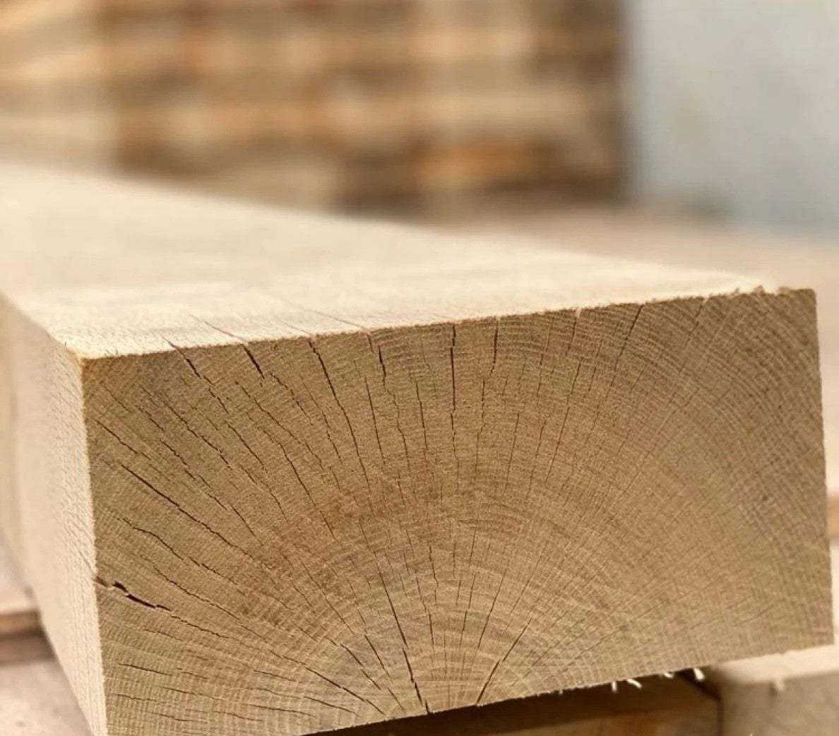 Pack de 42 mini traverses de bois en chêne (non traité) | L: 1,8 m